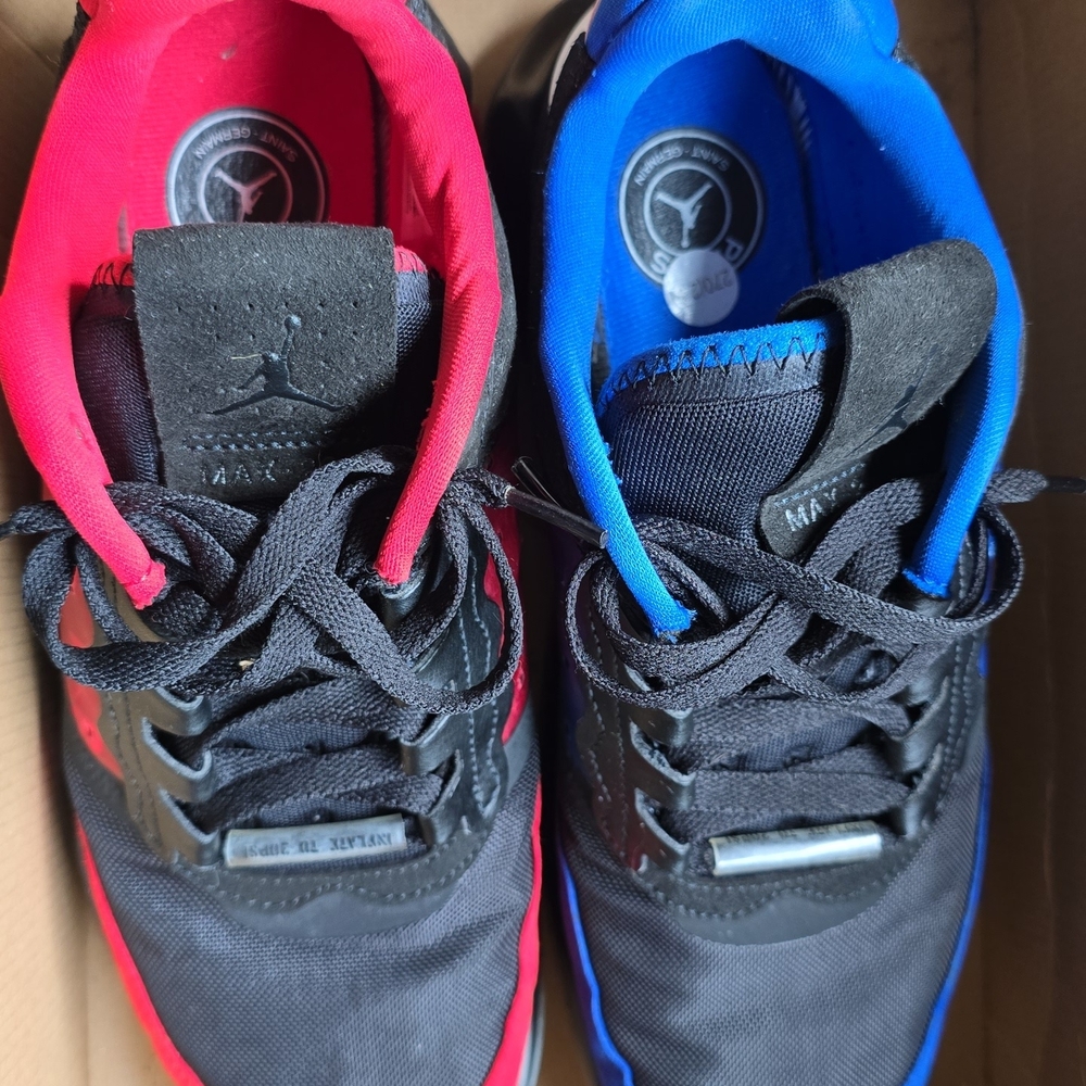 Jordan Athletic Shoes Red and Blue/ Will Trade